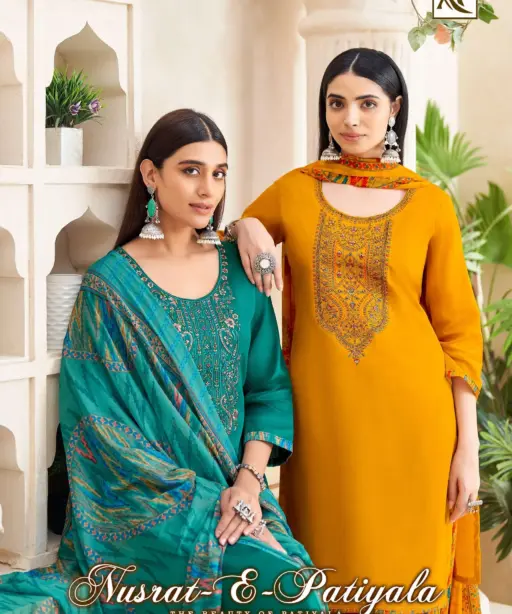Alok Suits Nusrat E Patiyala Edition Vol 22