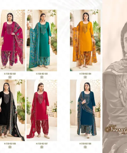 Alok Suits Nusrat E Patiyala Edition Vol 22