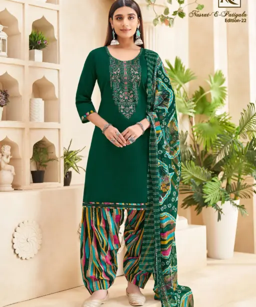 Alok Suits Nusrat E Patiyala Edition Vol 22