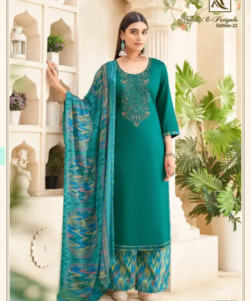 Alok Suits Nusrat E Patiyala Edition Vol 22
