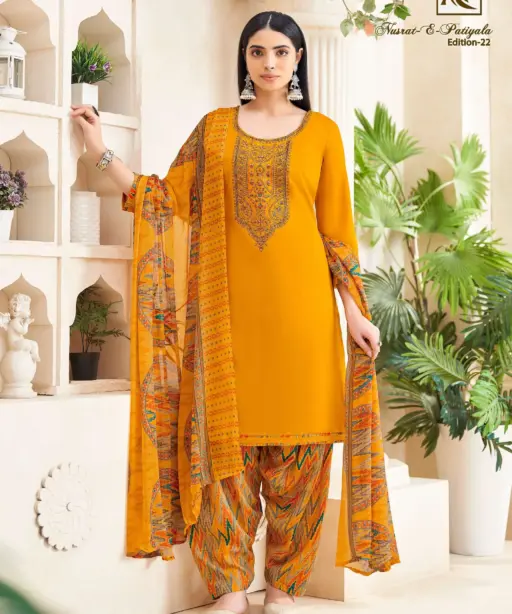 Alok Suits Nusrat E Patiyala Edition Vol 22