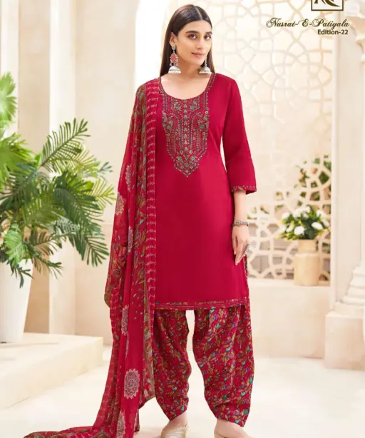 Alok Suits Nusrat E Patiyala Edition Vol 22