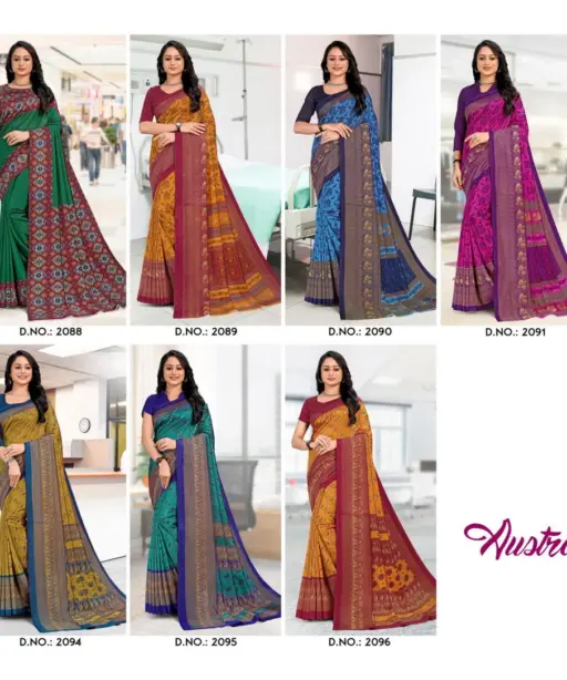 Australian Silk Vol 4 Uniform Silk Saree Collection