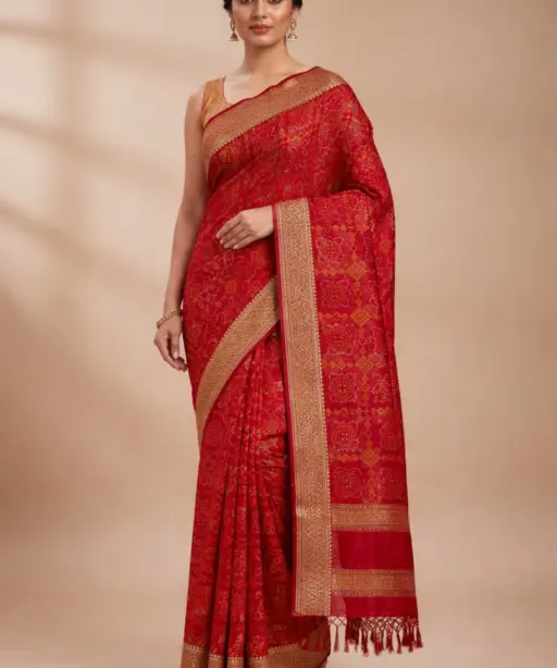 Dhurandhar Georgette Vol 2 Bandhani Printed Fancy Saree Collection