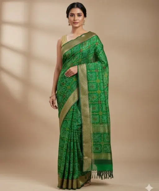 Dhurandhar Georgette Vol 2 Bandhani Printed Fancy Saree Collection