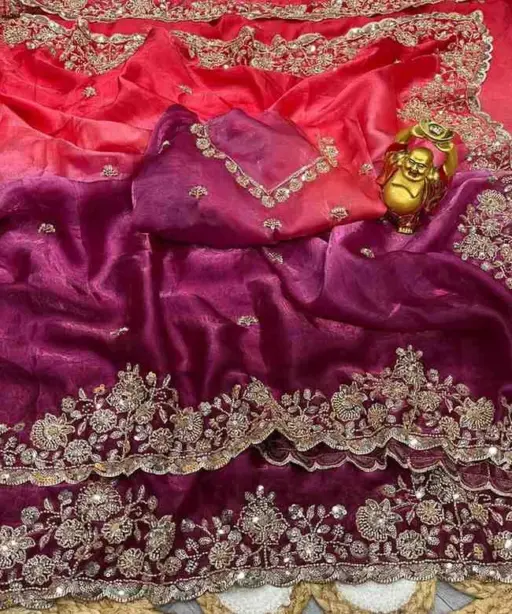 Ds 732 Space Silk Sequence Wedding Wear Saree Collection