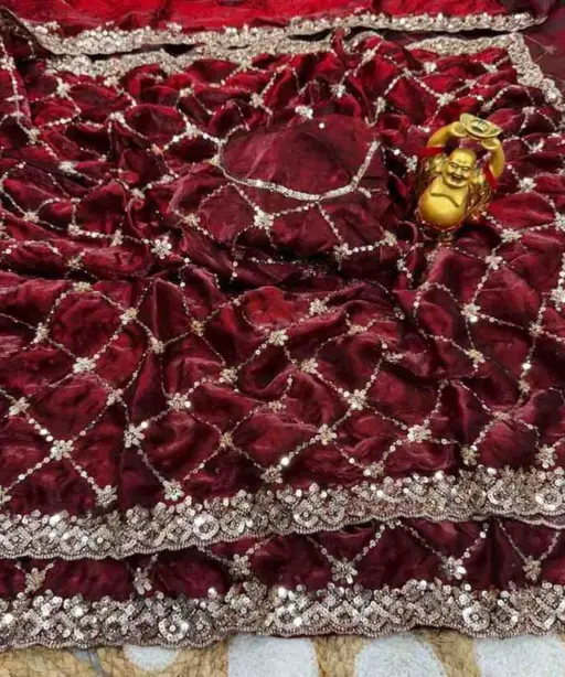 Ds 787 Pure Space Silk Handworked Party Wear Designer Saree Collection