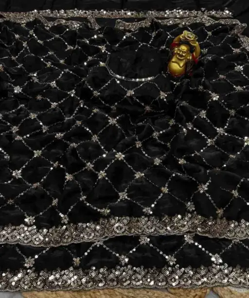 Ds 787 Pure Space Silk Handworked Party Wear Designer Saree Collection