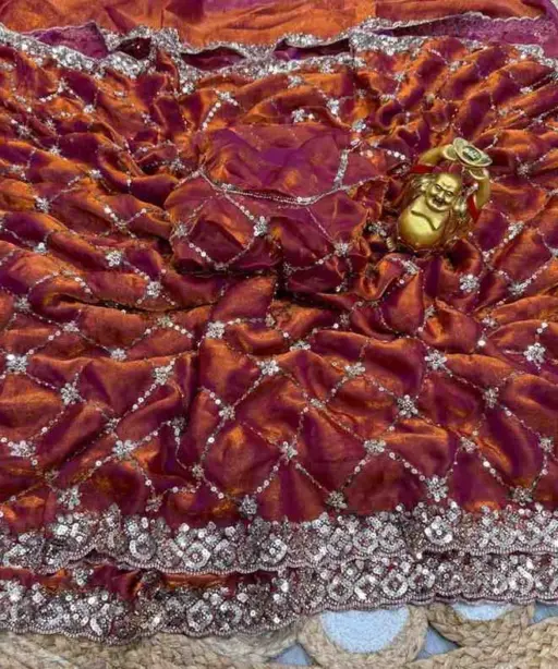 Ds 787 Pure Space Silk Handworked Party Wear Designer Saree Collection