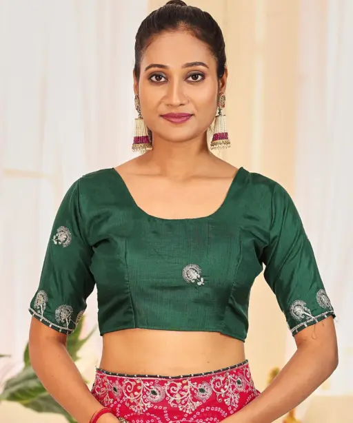 Jalnidhi Ful Patti Georgette with Embroidery Bandhani Saree Collection