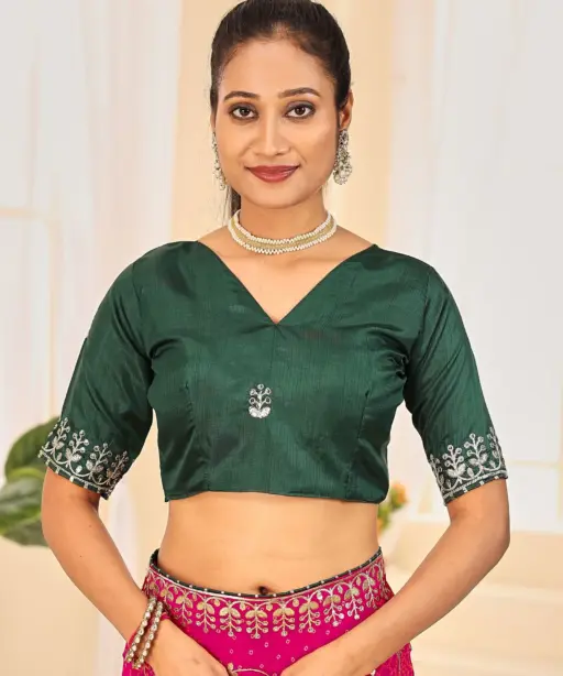 Jalnidhi Ful Patti Georgette with Embroidery Bandhani Saree Collection