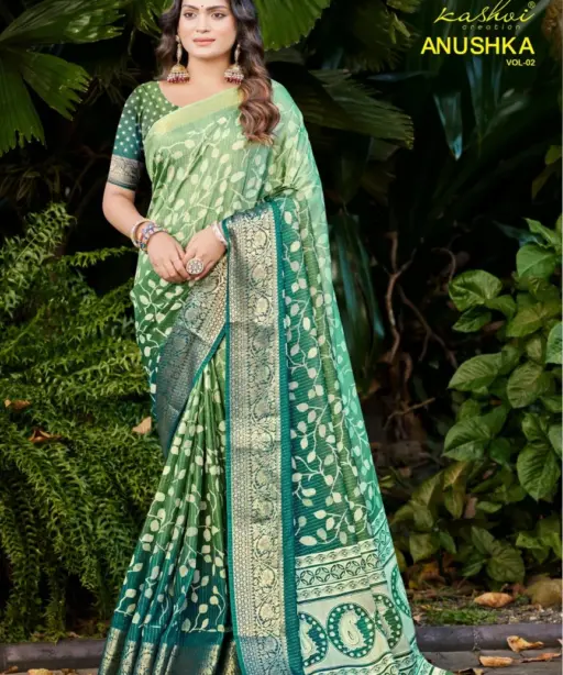 Kashvi Anushka Vol 2 Jacquard Silk Festival Wear Saree Collection