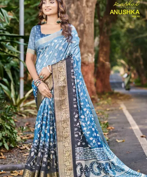 Kashvi Anushka Vol 2 Jacquard Silk Festival Wear Saree Collection