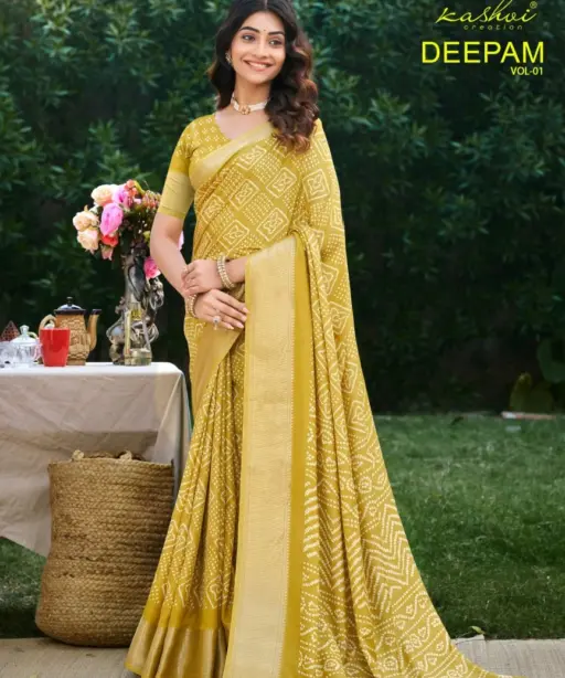 Kashvi Deepam Vol 1 Dola Silk Fancy Saree Collection