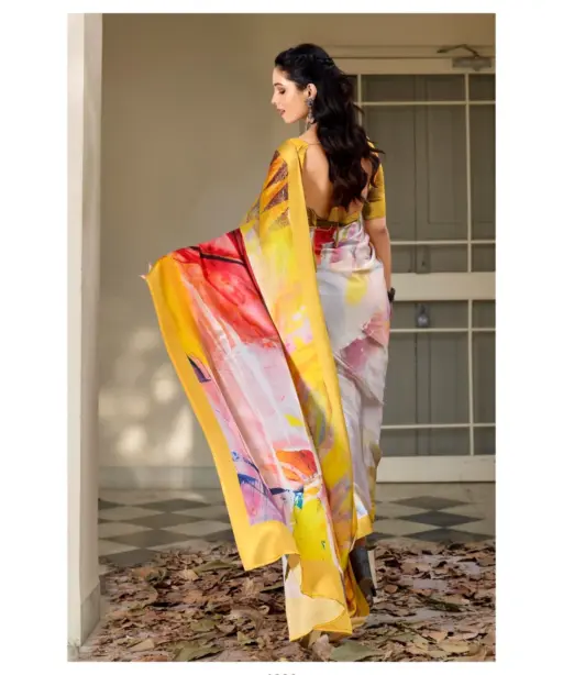 Kashvi Divyani Vol 5 Satin Casual Wear Saree Collection