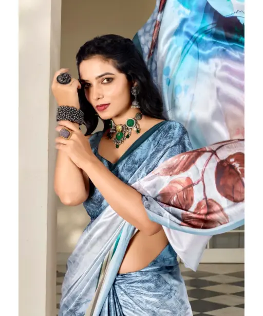 Kashvi Divyani Vol 5 Satin Casual Wear Saree Collection