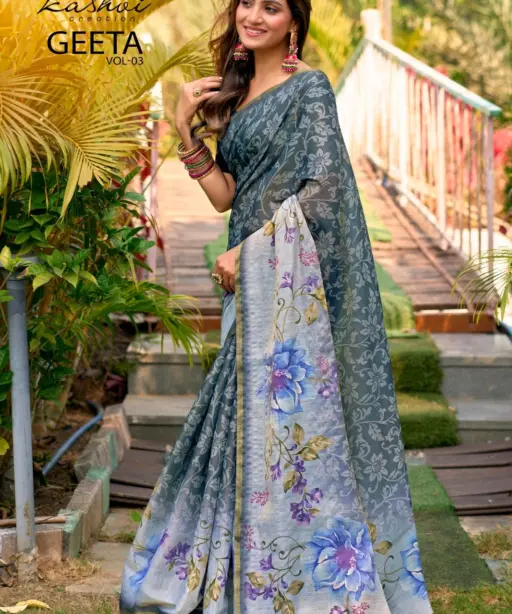 Kashvi Geeta Vol 3 Simar Silk Casual Wear Saree Collection