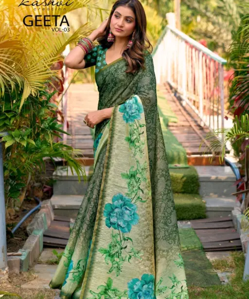 Kashvi Geeta Vol 3 Simar Silk Casual Wear Saree Collection