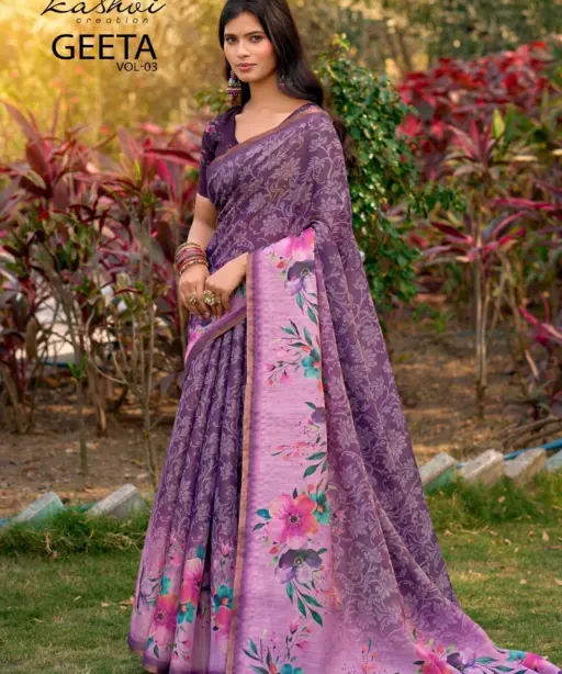 Kashvi Geeta Vol 3 Simar Silk Casual Wear Saree Collection