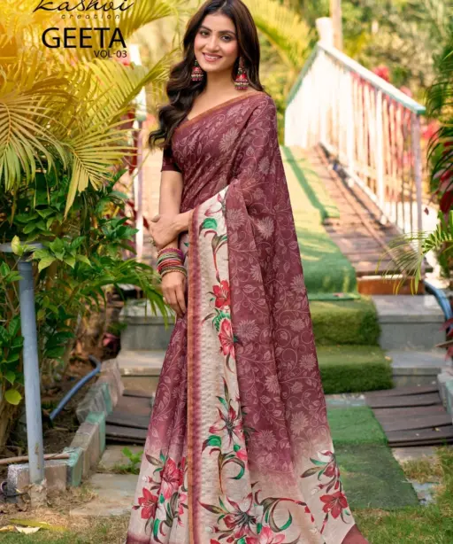 Kashvi Geeta Vol 3 Simar Silk Casual Wear Saree Collection