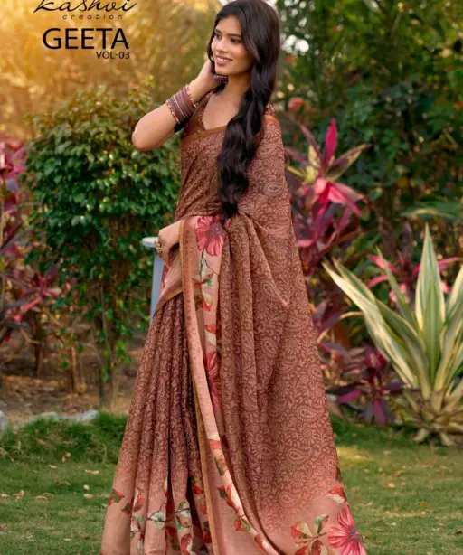 Kashvi Geeta Vol 3 Simar Silk Casual Wear Saree Collection