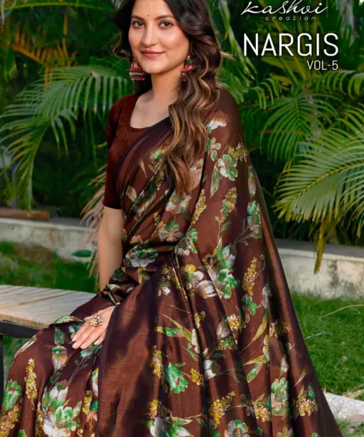 Kashvi Nargis Vol 5 Vichitra Casual Wear Saree Collection