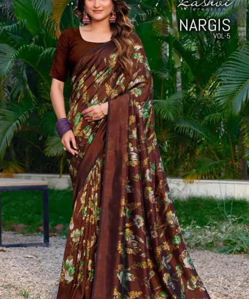 Kashvi Nargis Vol 5 Vichitra Casual Wear Saree Collection
