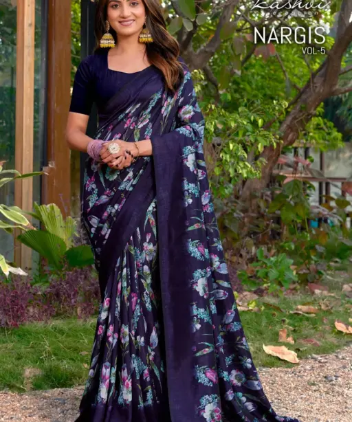 Kashvi Nargis Vol 5 Vichitra Casual Wear Saree Collection