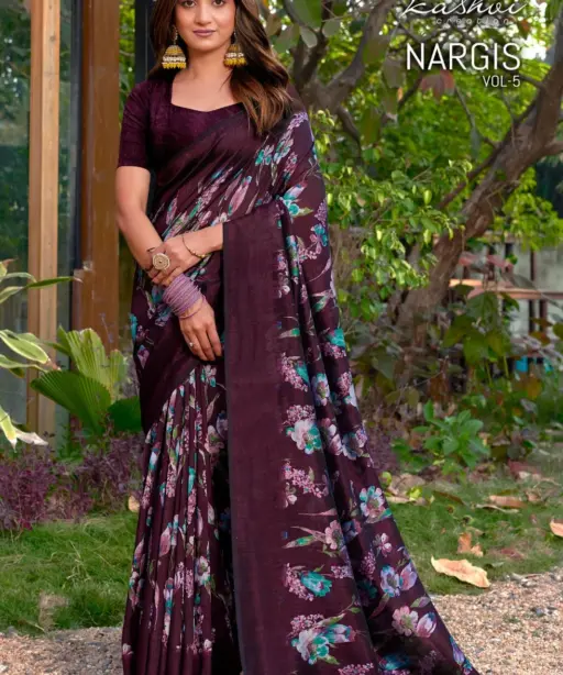 Kashvi Nargis Vol 5 Vichitra Casual Wear Saree Collection