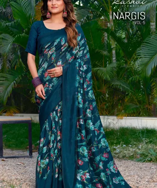 Kashvi Nargis Vol 5 Vichitra Casual Wear Saree Collection