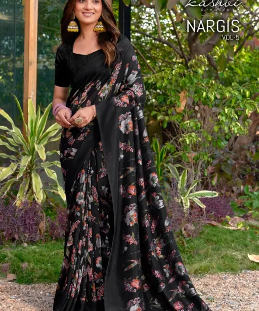 Kashvi Nargis Vol 5 Vichitra Casual Wear Saree Collection