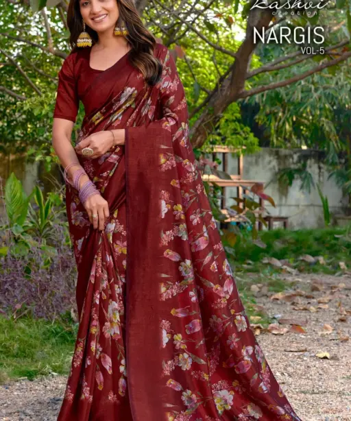 Kashvi Nargis Vol 5 Vichitra Casual Wear Saree Collection
