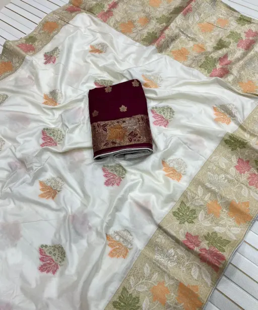 Kc 205 Dola Silk Zari Weaving Saree Collection