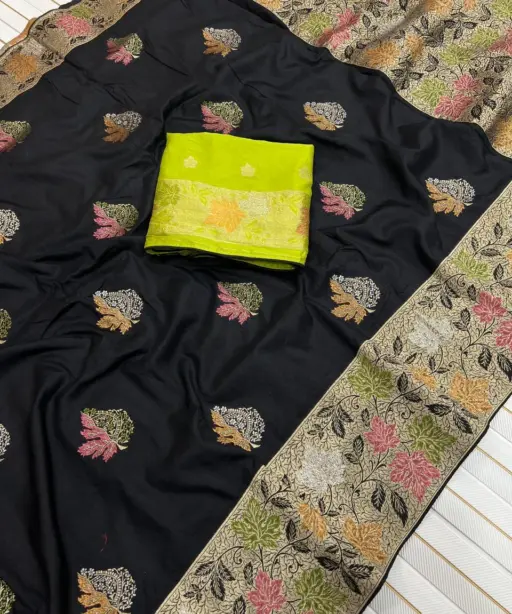 Kc 205 Dola Silk Zari Weaving Saree Collection