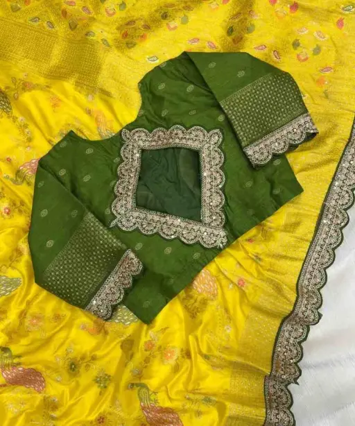 Kc 206 Pure Dola Silk Embroidered Saree Collection