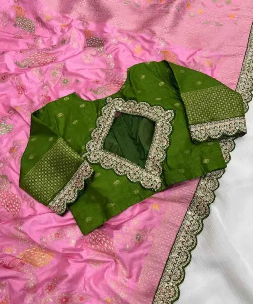 Kc 206 Pure Dola Silk Embroidered Saree Collection