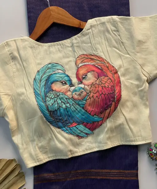 Khadi Vol 3 Khadi Cotton Jari Lining Saree and Blouse Apllic Work Collection