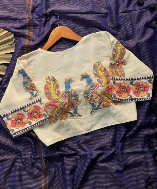 Khadi Vol 3 Khadi Cotton Jari Lining Saree and Blouse Apllic Work Collection