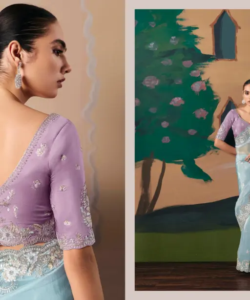 Kimora Ceremony Fancy with Designer Embroidery Saree Collection