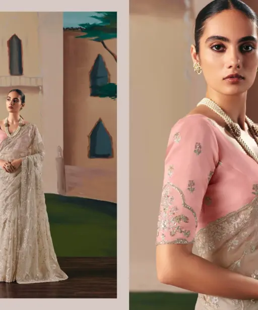 Kimora Ceremony Fancy with Designer Embroidery Saree Collection