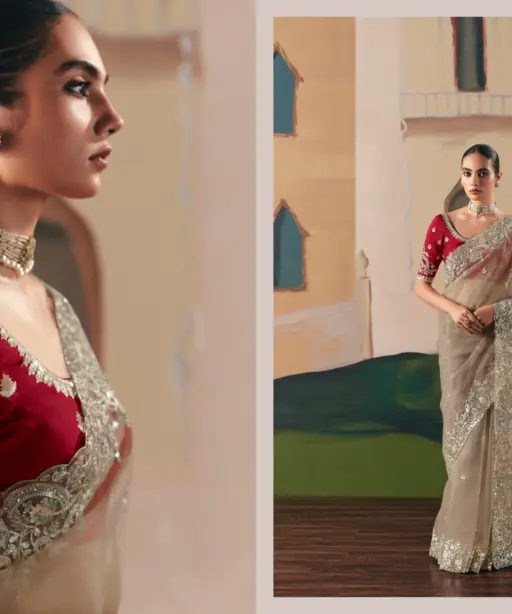 Kimora Ceremony Fancy with Designer Embroidery Saree Collection