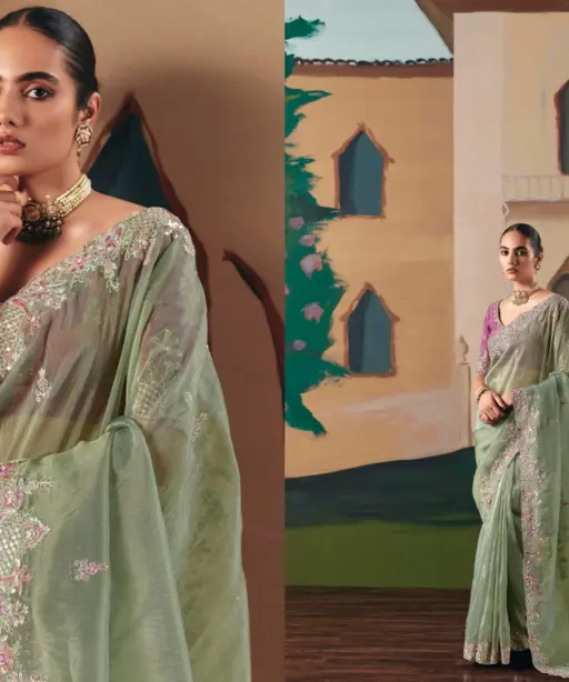 Kimora Ceremony Fancy with Designer Embroidery Saree Collection