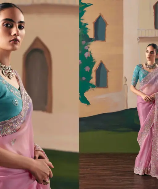 Kimora Ceremony Fancy with Designer Embroidery Saree Collection