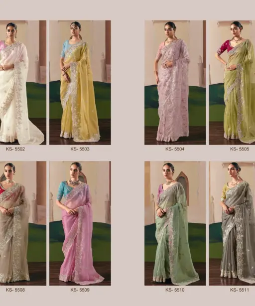 Kimora Ceremony Fancy with Designer Embroidery Saree Collection