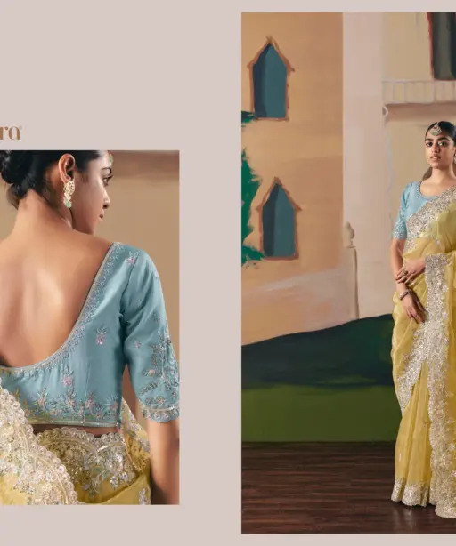 Kimora Ceremony Fancy with Designer Embroidery Saree Collection