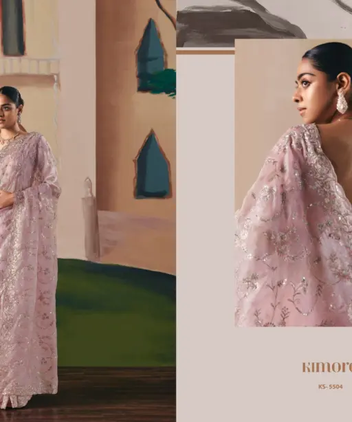 Kimora Ceremony Fancy with Designer Embroidery Saree Collection