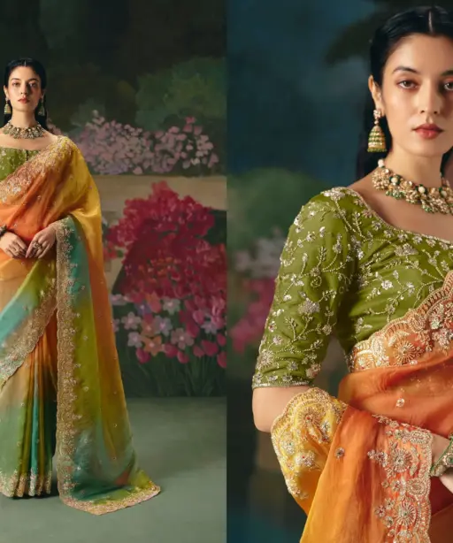 Kimora Iconic 3 Fancy with Sequence and Stone Work Saree Collection