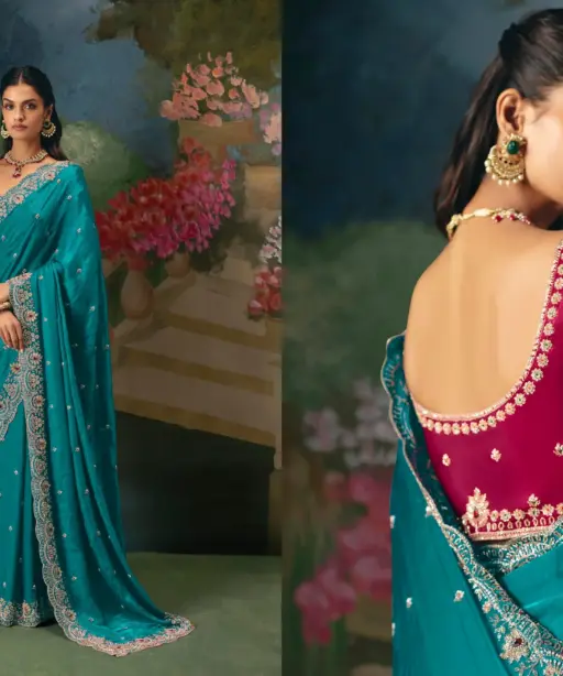 Kimora Iconic 3 Fancy with Sequence and Stone Work Saree Collection