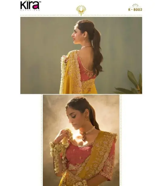 Kira Kaash Upada Silk Embroidered Fancy Designer Saree Collection