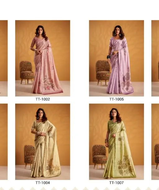 Kira Kasheeda Tussar Silk Fancy Designer Saree Collection